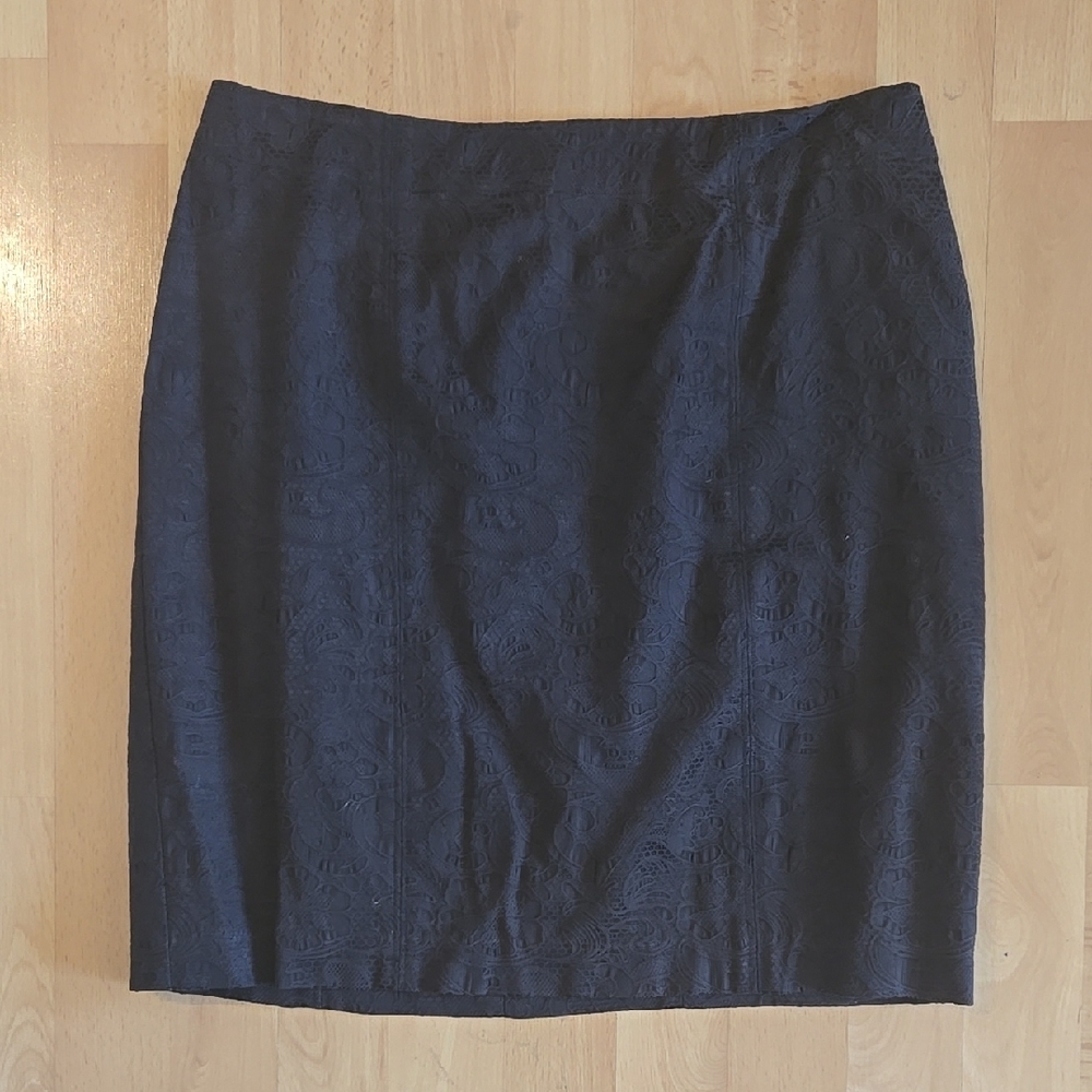 Elegant Black Lace Skirt